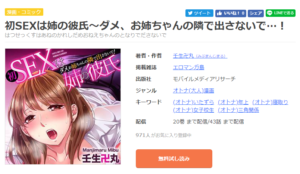 初SEXは姉の彼氏～ダメ、お姉ちゃんの隣で出さないで…！